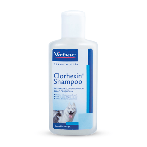 SHAMPOO CLORHEXIN*240 CON ACONDIC.