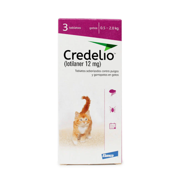 CREDELIO GATO 12 MG TAB. 0.5-2KG